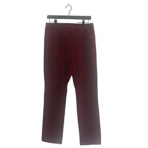 Tribal courdaroy pants size 8 red